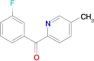 2-(3-Fluorobenzoyl)-5-methylpyridine