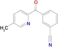 2-(3-Cyanobenzoyl)-5-methylpyridine