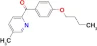 2-(4-Butoxybenzoyl)-5-methylpyridine