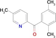 2-(2,5-Dimethylbenzoyl)-5-methylpyridine