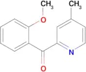 2-(2-Methoxybenzoyl)-4-methylpyridine