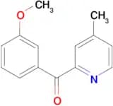 2-(3-Methoxybenzoyl)-4-methylpyridine
