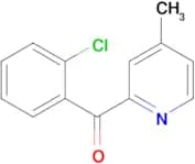 2-(2-Chlorobenzoyl)-4-methylpyridine