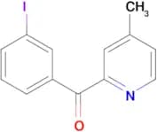 2-(3-Iodobenzoyl)-4-methylpyridine