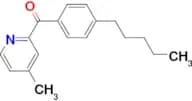 4-Methyl-2-(4-pentylbenzoyl)pyridine