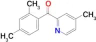 2-(2,4-Dimethylbenzoyl)-4-methylpyridine