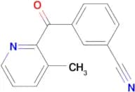 2-(3-Cyanobenzoyl)-3-methylpyridine