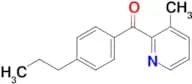 3-Methyl-2-(4-propylbenzoyl)pyridine