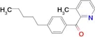 3-Methyl-2-(4-pentylbenzoyl)pyridine