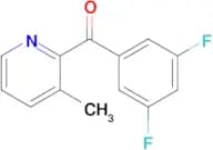 2-(3,5-Difluorobenzoyl)-3-methylpyridine