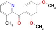 2-(2,4-Dimethoxybenzoyl)-3-methylpyridine