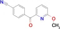 2-(4-Cyanobenzoyl)-6-methoxypyridine