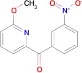 6-Methoxy-2-(3-nitrobenzoyl)pyridine