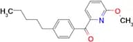 6-Methoxy-2-(4-pentylbenzoyl)pyridine