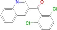 3-(2,6-Dichlorobenzoyl)quinoline