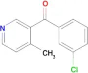 3-(3-Chlorobenzoyl)-4-methylpyridine