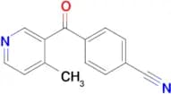 3-(4-Cyanobenzoyl)-4-methylpyridine