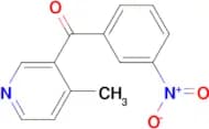 4-Methyl-3-(3-nitrobenzoyl)pyridine