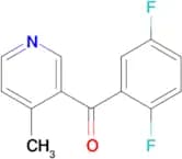 3-(2,5-Difluorobenzoyl)-4-methylpyridine