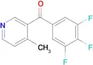 4-Methyl-3-(3,4,5-trifluorobenzoyl)pyridine