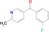 5-(3-Fluorobenzoyl)-2-methylpyridine