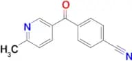 5-(4-Cyanobenzoyl)-2-methylpyridine