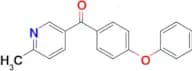 2-Methyl-5-(4-phenoxybenzoyl)pyridine