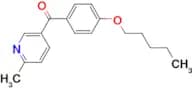 2-Methyl-5-(4-pentyloxybenzoyl)pyridine