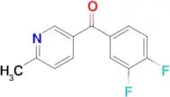 5-(3,4-Difluorobenzoyl)-2-methylpyridine