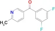 5-(3,5-Difluorobenzoyl)-2-methylpyridine