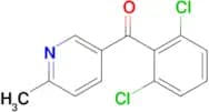 5-(2,6-Dichlorobenzoyl)-2-methylpyridine