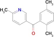 5-(2,5-Dimethylbenzoyl)-2-methylpyridine