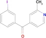 4-(3-Iodobenzoyl)-2-methylpyridine