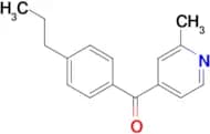 2-Methyl-4-(4-propylbenzoyl)pyridine