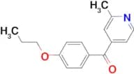 2-Methyl-4-(4-propoxybenzoyl)pyridine