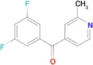 4-(3,5-Difluorobenzoyl)-2-methylpyridine