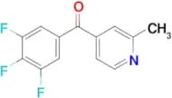 2-Methyl-4-(3,4,5-trifluorobenzoyl)pyridine