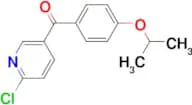 2-Chloro-5-(4-isopropoxybenzoyl)pyridine