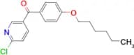 2-Chloro-5-(4-hexyloxybenzoyl)pyridine