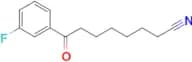 8-(3-fluorophenyl)-8-oxooctanenitrile