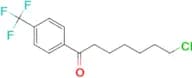 7-chloro-1-oxo-1-(4-trifluoromethylphenyl)heptane