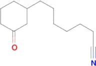 7-(3-oxocyclohexyl)heptanenitrile