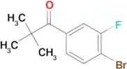 4′-Bromo-2,2-dimethyl-3′-fluoropropiophenone