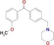 3-methoxy-4′-morpholinomethyl benzophenone