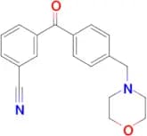 3-cyano-4′-morpholinomethyl benzophenone
