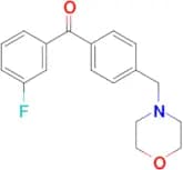 3-fluoro-4′-morpholinomethyl benzophenone