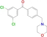 3,5-dichloro-4′-morpholinomethyl benzophenone