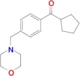 cyclopentyl 4-(morpholinomethyl)phenyl ketone