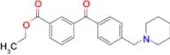 3-carboethoxy-4′-piperidinomethyl benzophenone