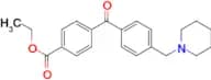 4-carboethoxy-4′-piperidinomethyl benzophenone